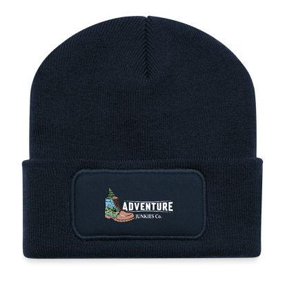 Recycled Patch Beanie - french navy