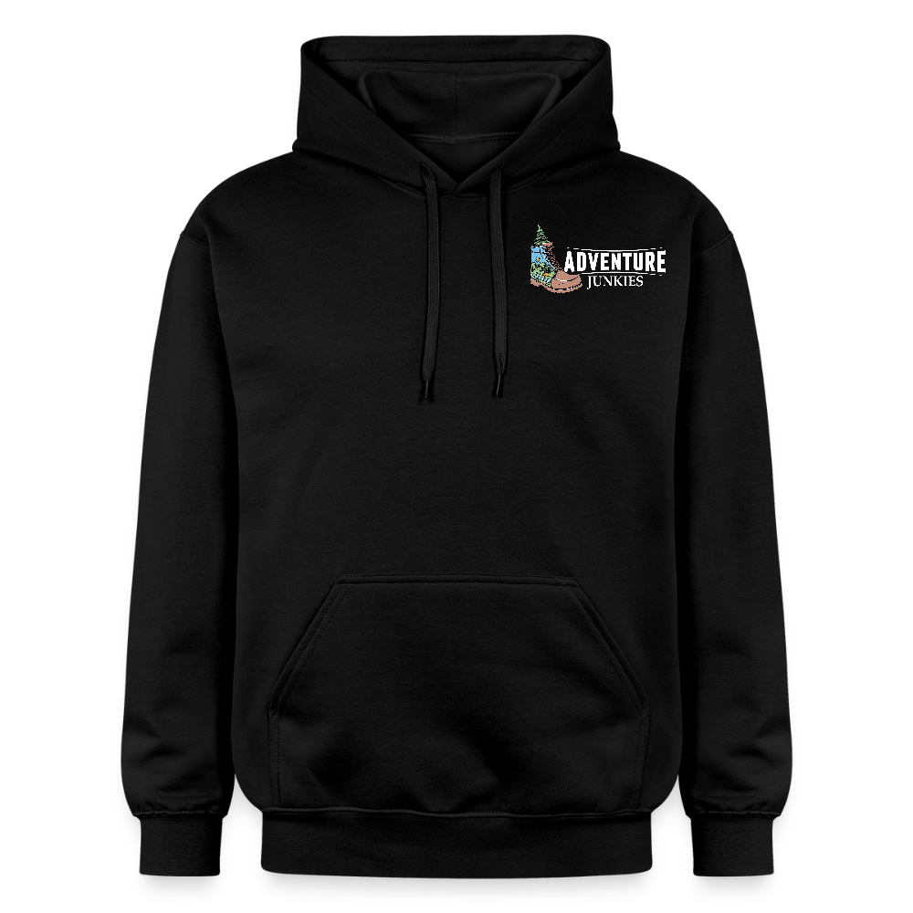 Adult  Unisex  Midweight Hoodie  {Customise Breed & Paw} - black