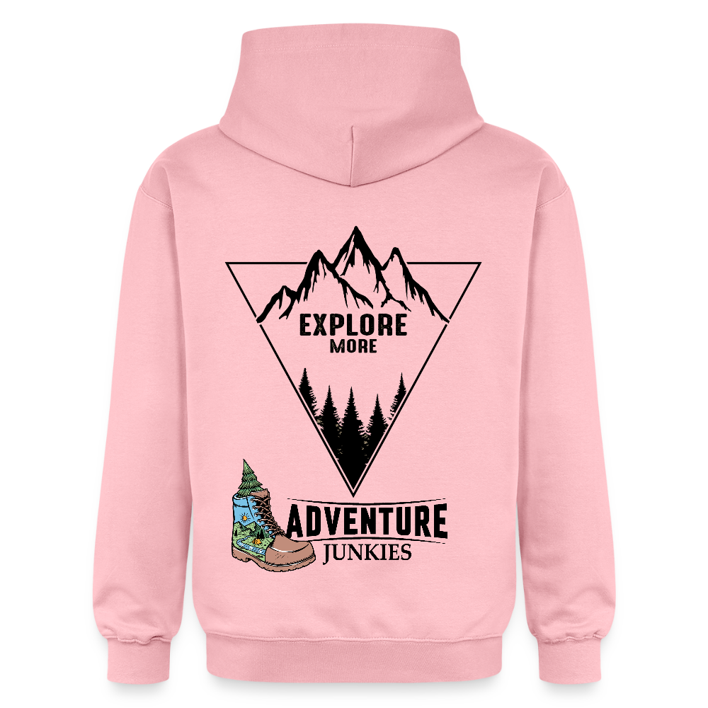 Adult Unisex  Midweight Hoodie - light pink