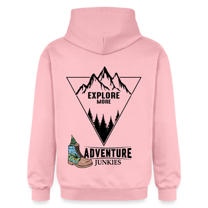 Adult Unisex  Midweight Hoodie - light pink