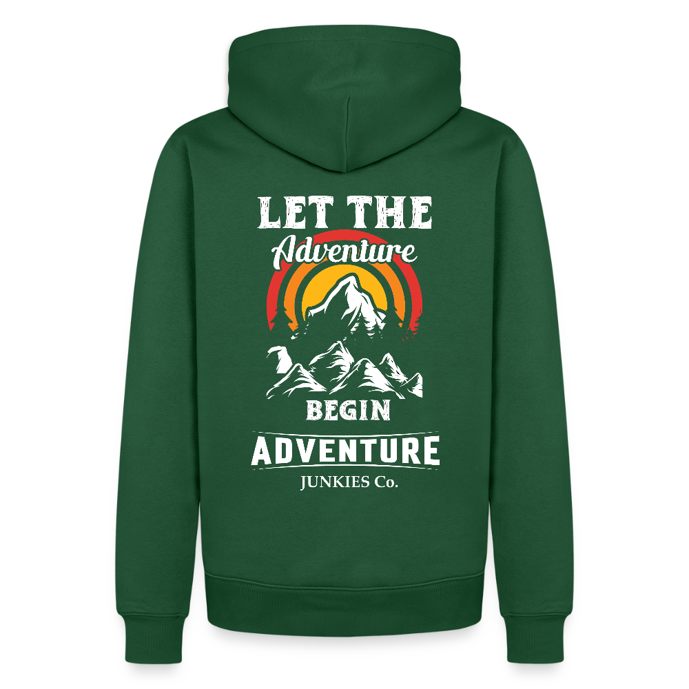 Men’s Premium Hiking /Walking  Hoodie - bottle green