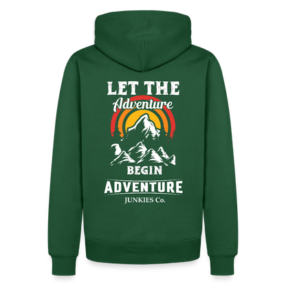 Men’s Premium Hiking /Walking  Hoodie - bottle green