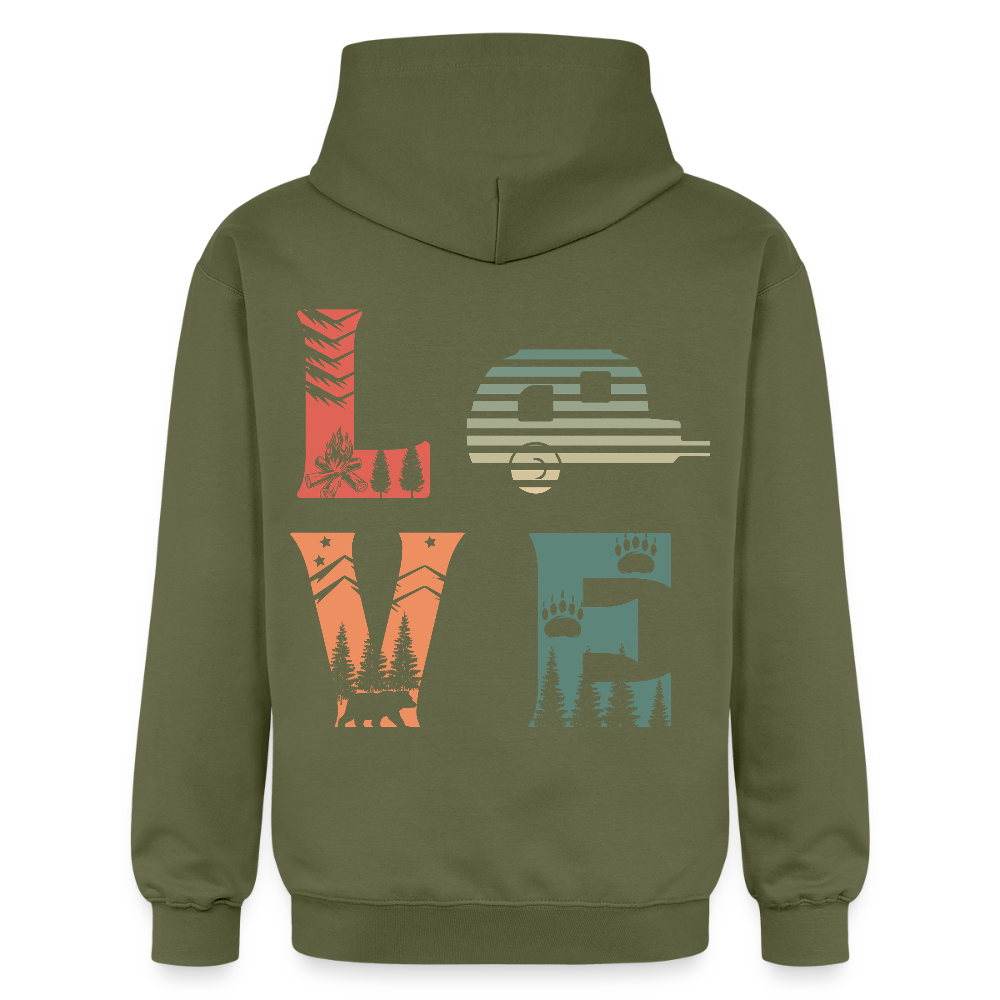 Unisex Midweight Hoodie - military green