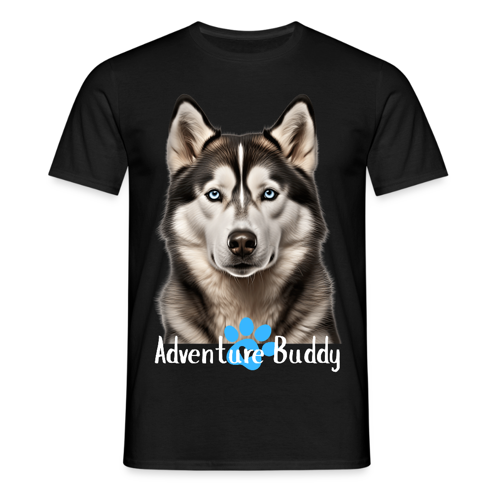 Men's T-Shirt  {Customise Breed & Paw } - black