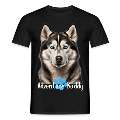Men's T-Shirt  {Customise Breed & Paw } - black