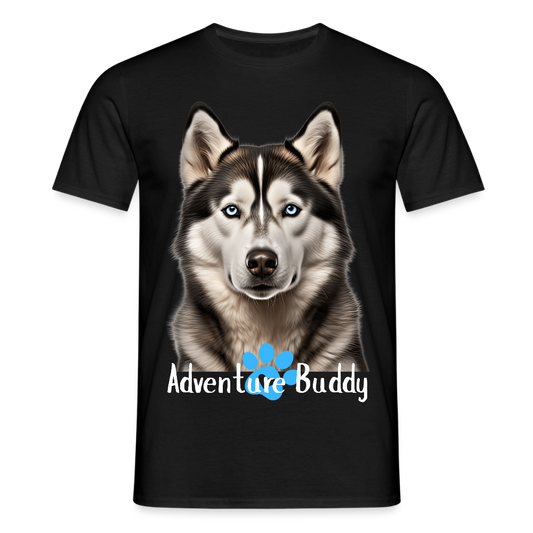 Men's T-Shirt  {Customise Breed & Paw } - black