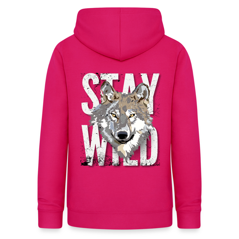 Women's Camping Hoodie - dark pink