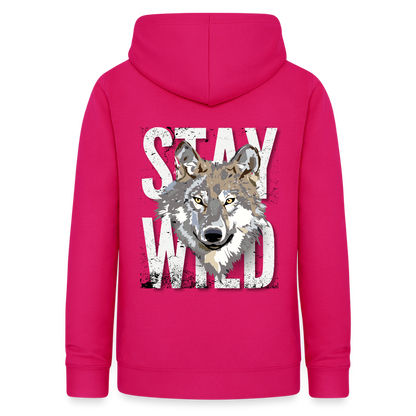 Women's Camping Hoodie - dark pink