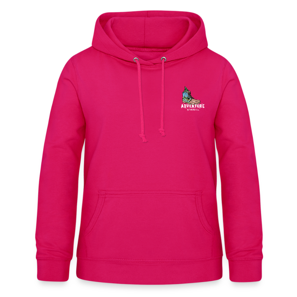 Women's Camping Hoodie - dark pink