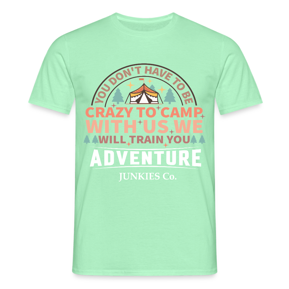 Men's Camping T-Shirt - mint green