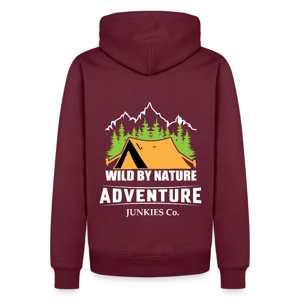 Men’s Premium Camping Hoodie - burgundy