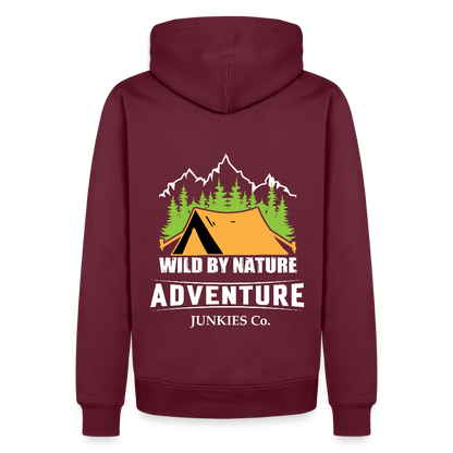 Men’s Premium Camping Hoodie - burgundy