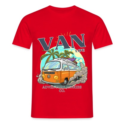 Men's  Camping T-Shirt - red