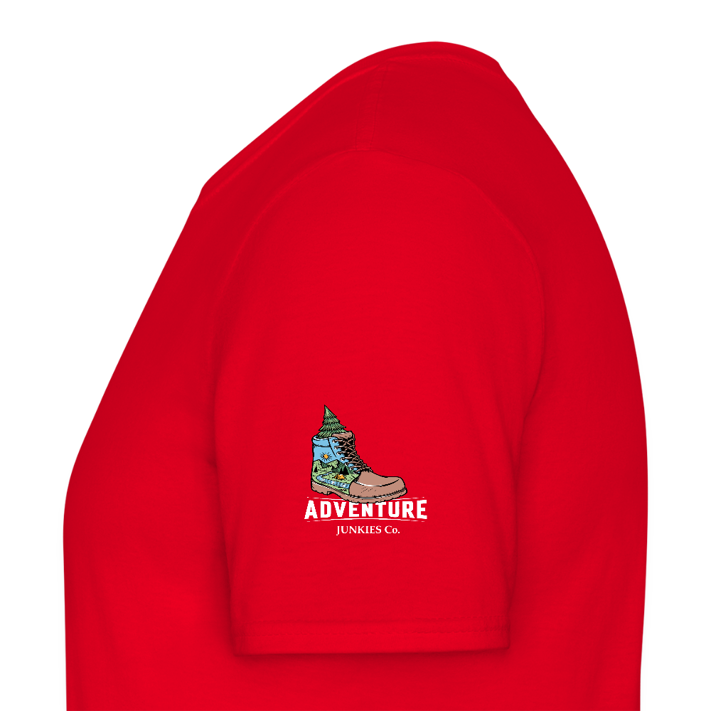 Men's T-Shirt Water Adventures - red