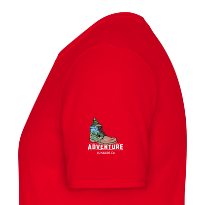Men's T-Shirt Water Adventures - red