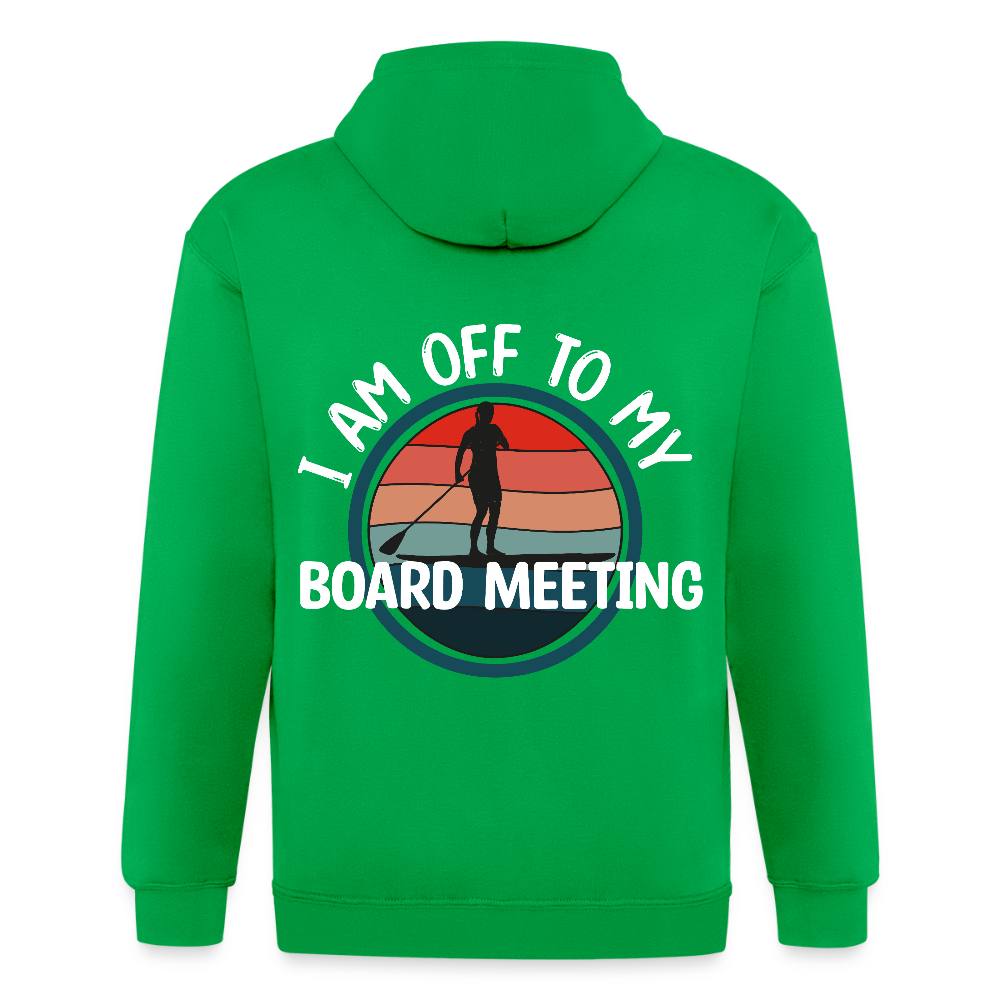 Adult Unisex Heavyweight Hooded Jacket - kelly green