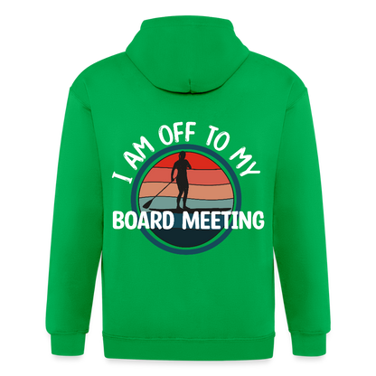 Adult Unisex Heavyweight Hooded Jacket - kelly green