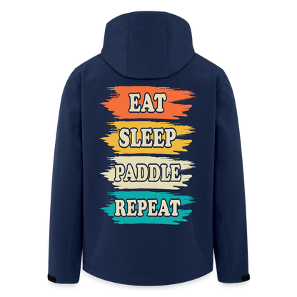 Unisex Recycled Softshell Jacket  THE DISCOVERER - navy