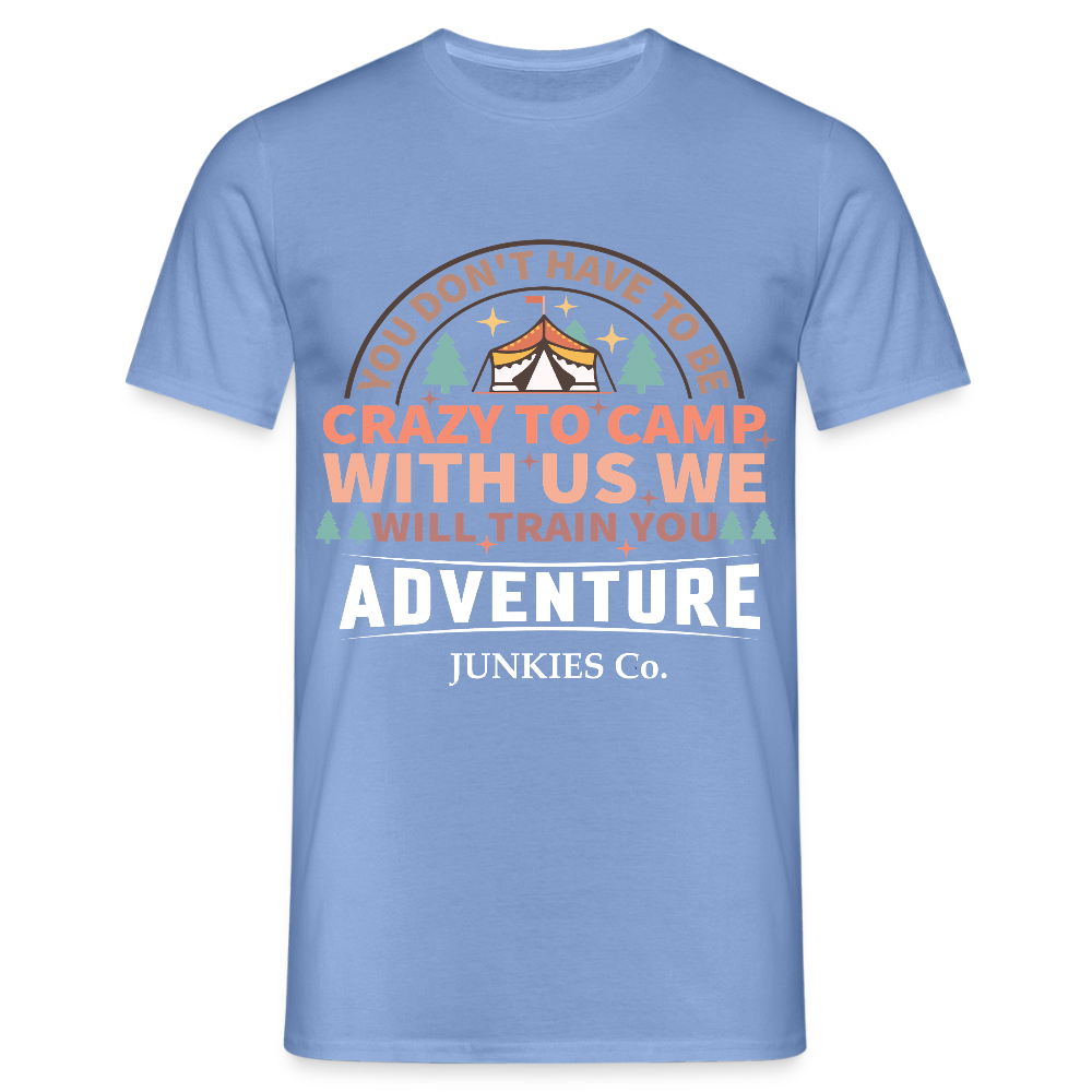 Men's Camping T-Shirt - carolina blue