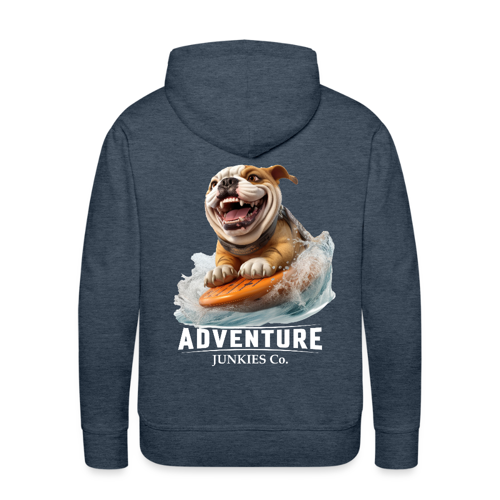 Men’s Premium Water Fun Hoodie - heather denim