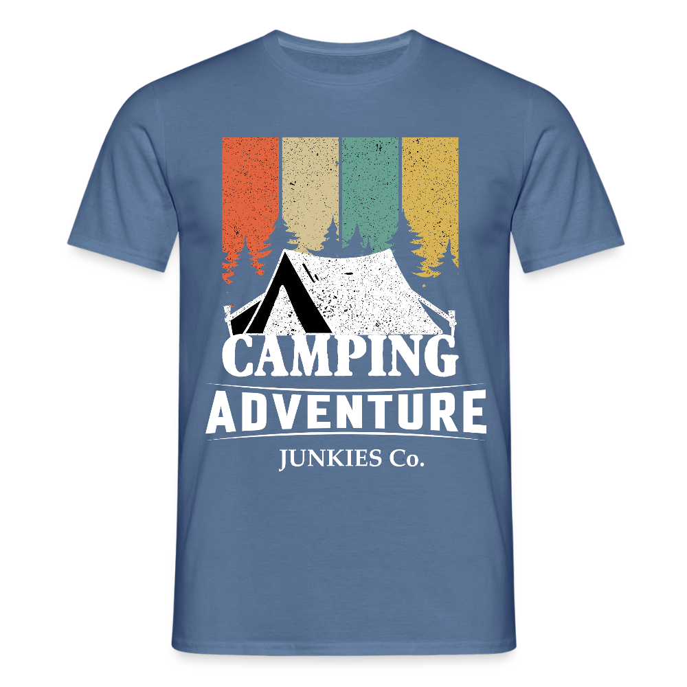 Men's Camping  T-Shirt - dove blue 
