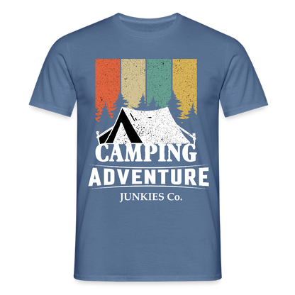 Men's Camping  T-Shirt - dove blue 