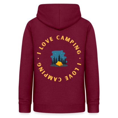 Women's Camping Hoodie - bordeaux