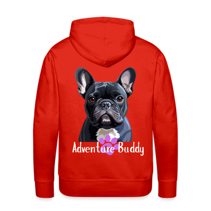 Men’s Premium Pet Girl  Hoodie - red