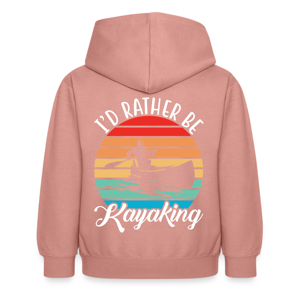 Children's  Unisex Hoodie - dusky rose