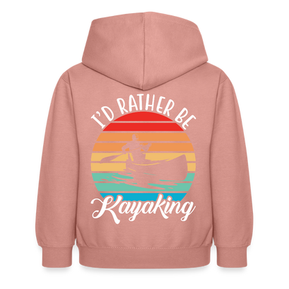 Children's  Unisex Hoodie - dusky rose