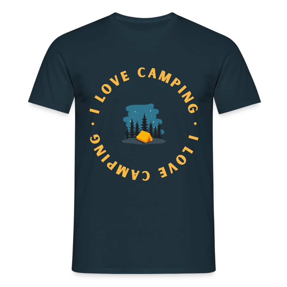 Men's Camping  T-Shirt - navy