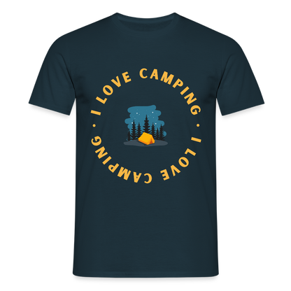 Men's Camping  T-Shirt - navy