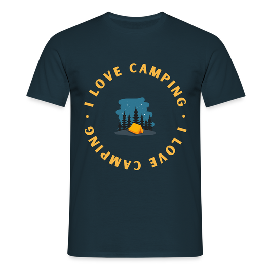 Men's Camping  T-Shirt - navy