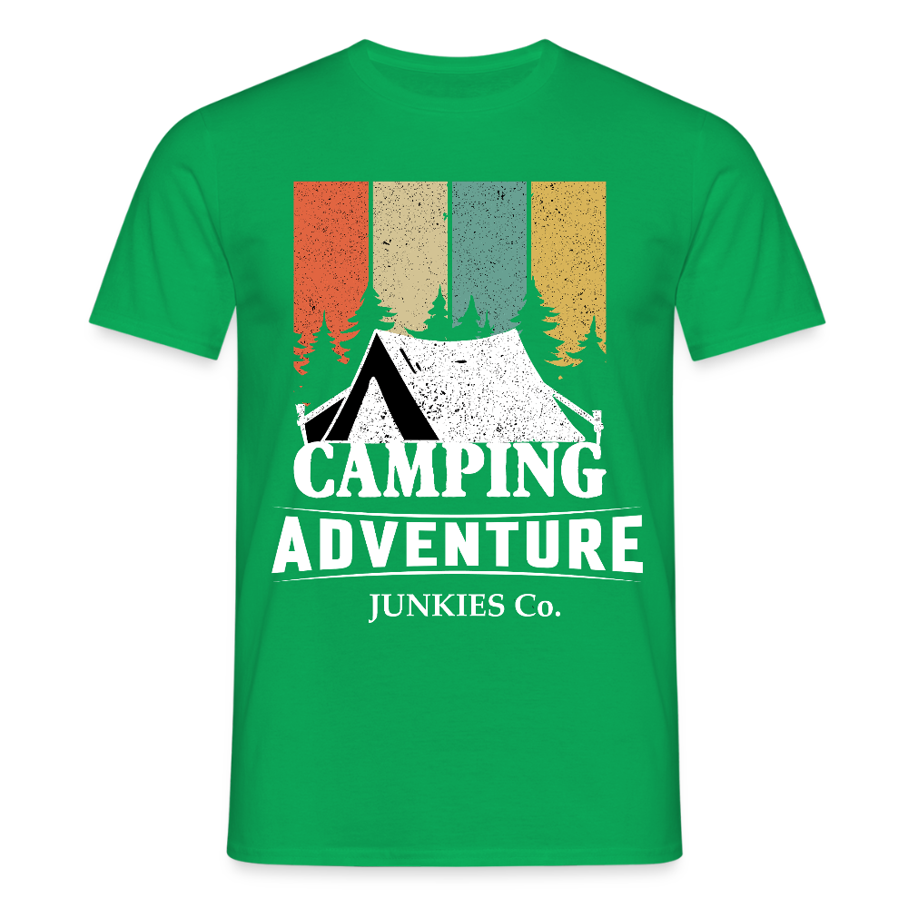 Men's Camping  T-Shirt - kelly green