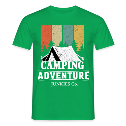 Men's Camping  T-Shirt - kelly green