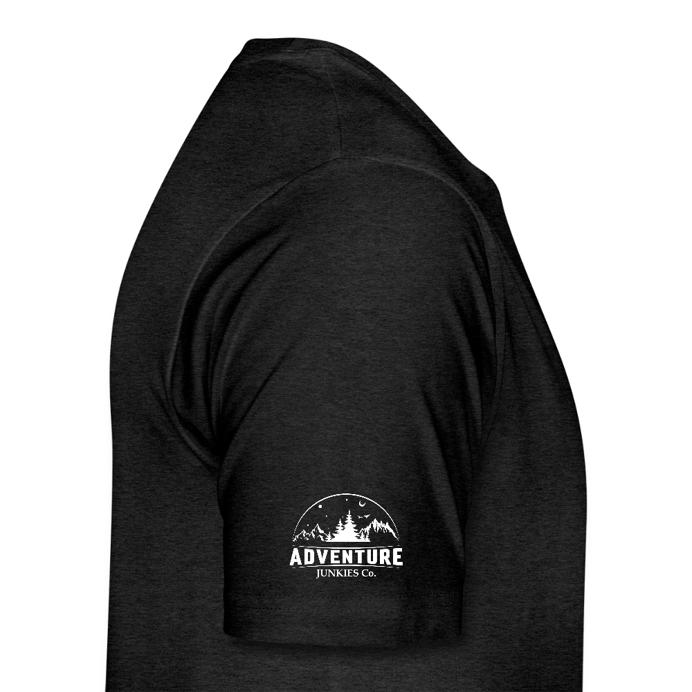 Men’s T-Shirt Front Design Not All that Wander - charcoal grey