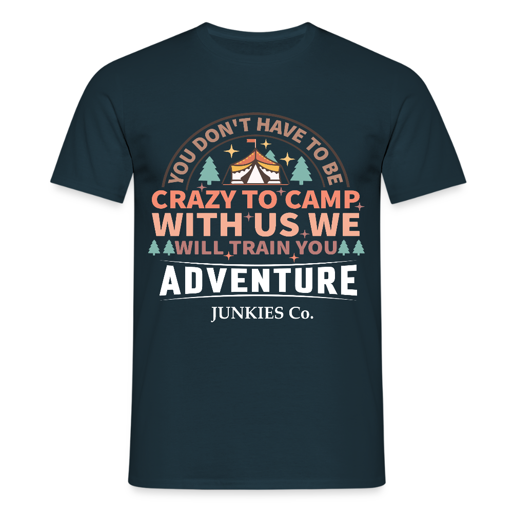 Men's Camping T-Shirt - navy