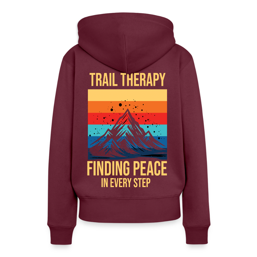Women’s Premium Hiking/Walking Hoodie - burgundy