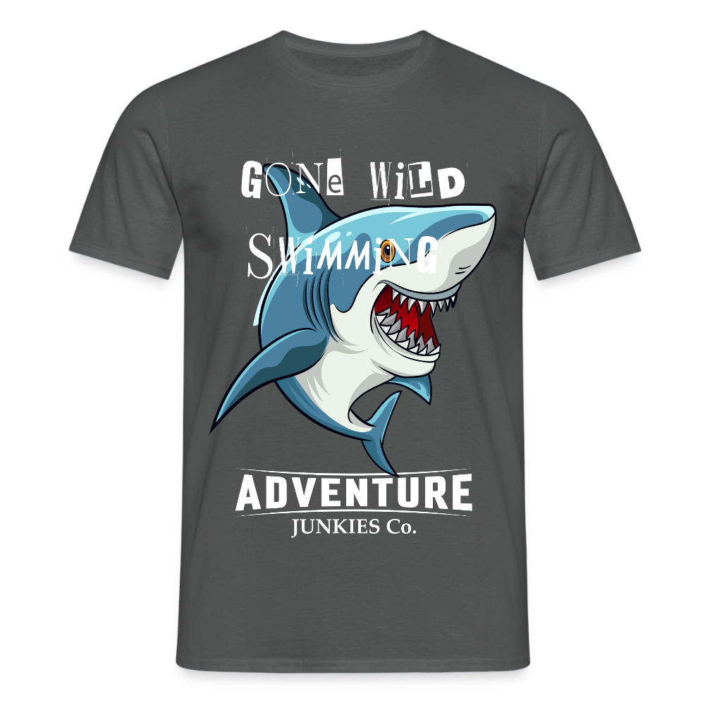 Men's T-Shirt water - charcoal grey