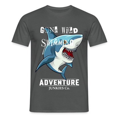 Men's T-Shirt water - charcoal grey