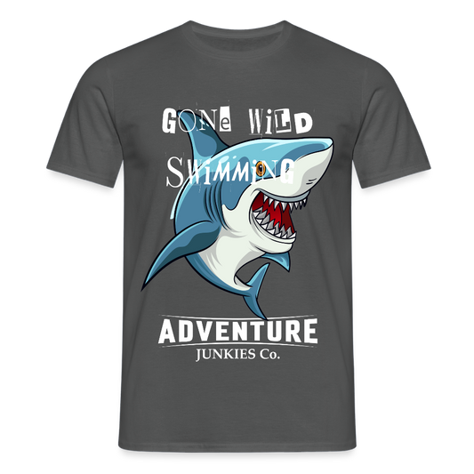 Men's T-Shirt water - charcoal grey