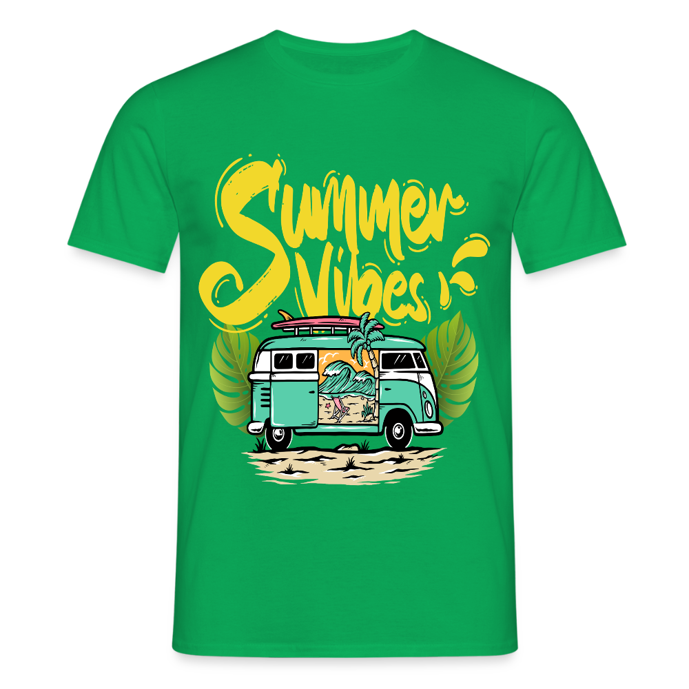 Men's Camping  T-Shirt - kelly green