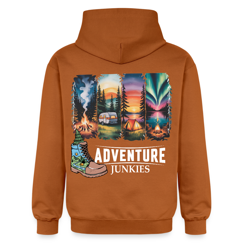 Unisex Midweight Hoodie - Athletic Orange