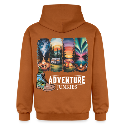 Unisex Midweight Hoodie - Athletic Orange