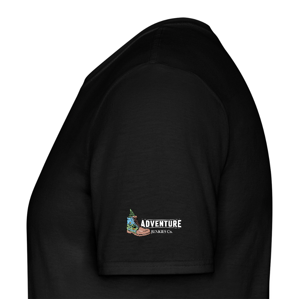 Men's Hiking & Walking T-Shirt - black