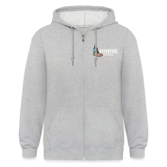 Adult Unisex Heavyweight Hooded Jacket - heather grey