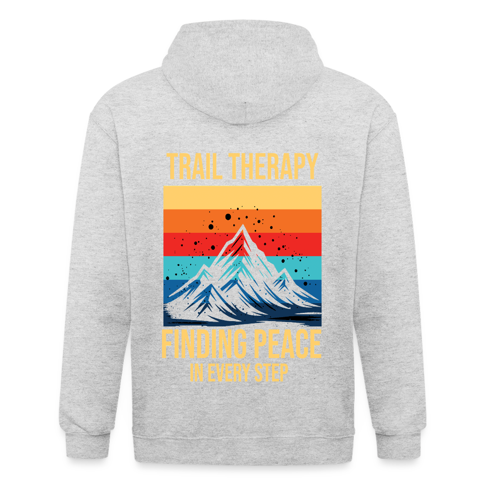Adult Unisex Heavyweight Hooded Jacket - heather white