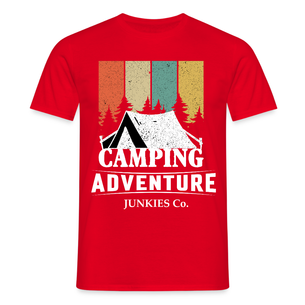 Men's Camping  T-Shirt - red