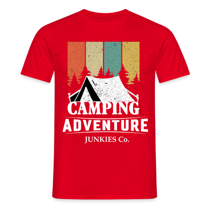 Men's Camping  T-Shirt - red