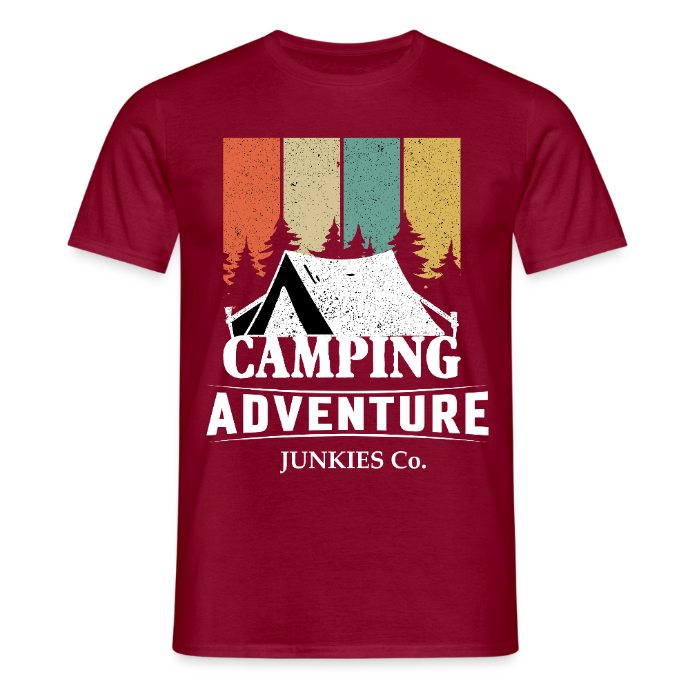 Men's Camping  T-Shirt - brick red